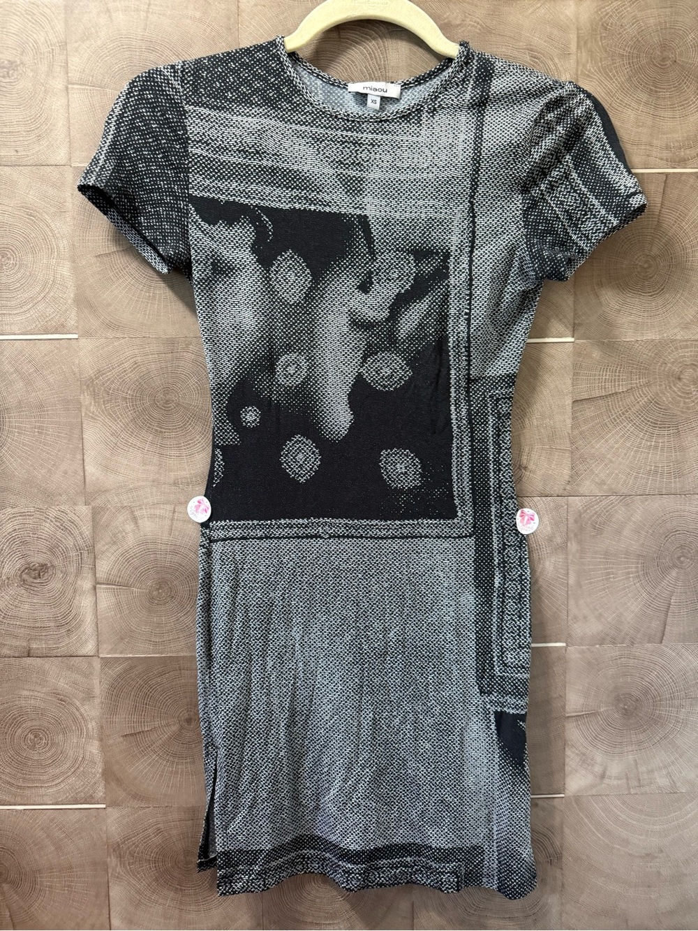 Miaou Women's Mini Billie Dress in Emblem Print XS